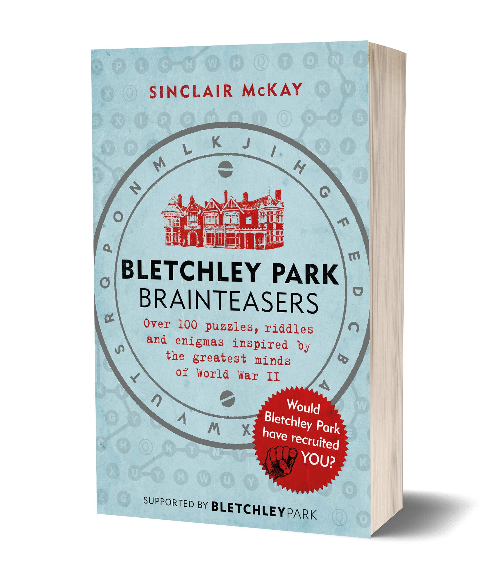 Bletchley Park Brainteasers, The biggest selling quiz book By McKay Sinclair