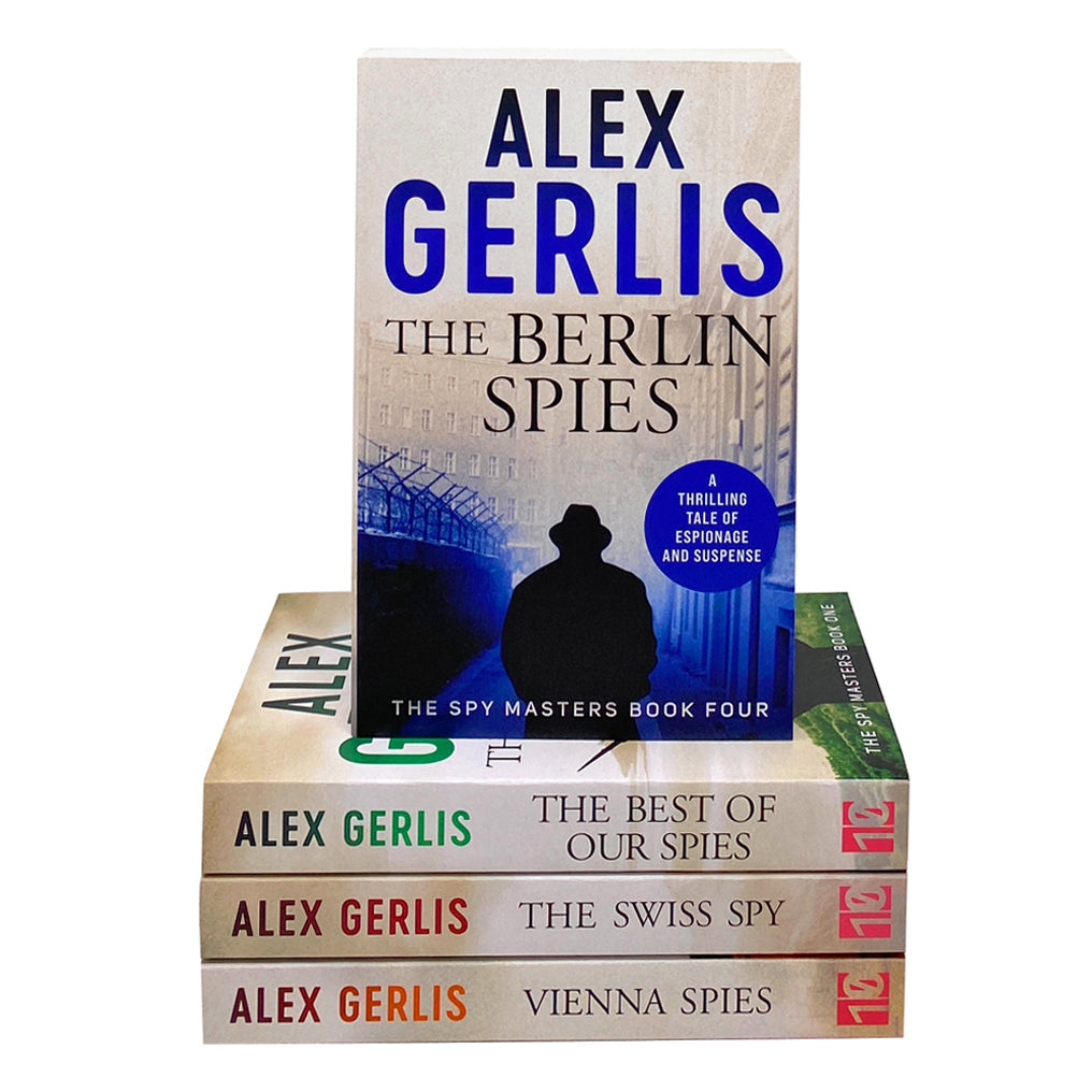 Alex Gerlis Spy Masters Series 4 Books Collection Set