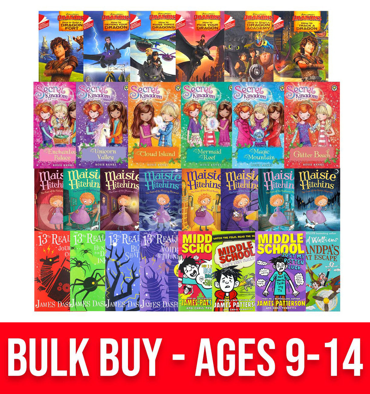 Bulk Buy New Children Fiction 28 Books Collection Set Reading Educational