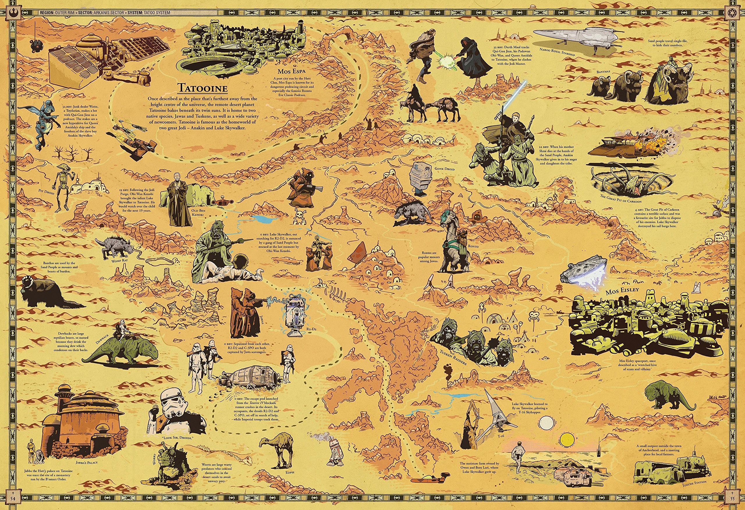 Star Wars Galactic Maps: An Illustrated Atlas of the Star Wars Universe