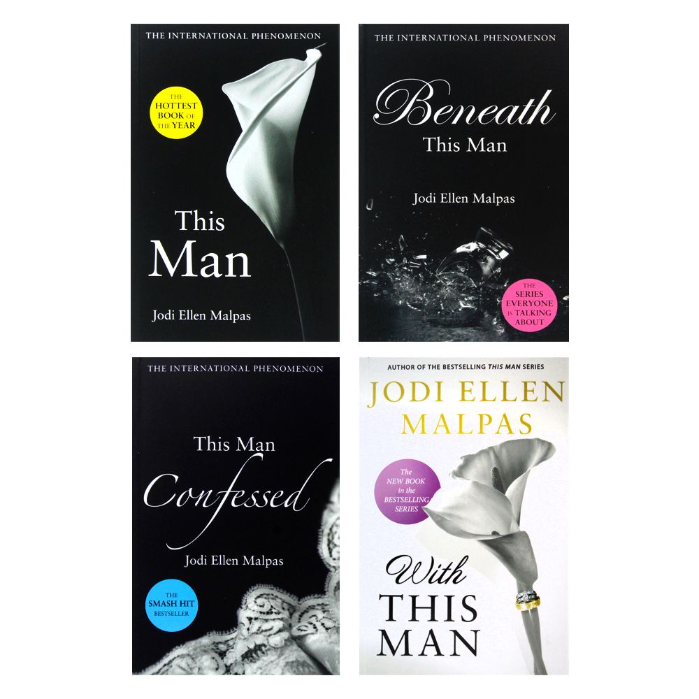 This Man Series 4 Books Collection Set By Jodi Ellen Malpas(This Man, Beneath This Man, This Man Confessed & With This Man)