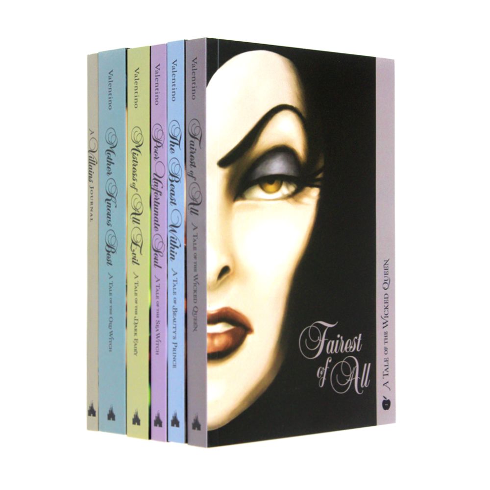 Disney Villains Collection (Includes 5 books With Poster & Journal) By Serena Valentino