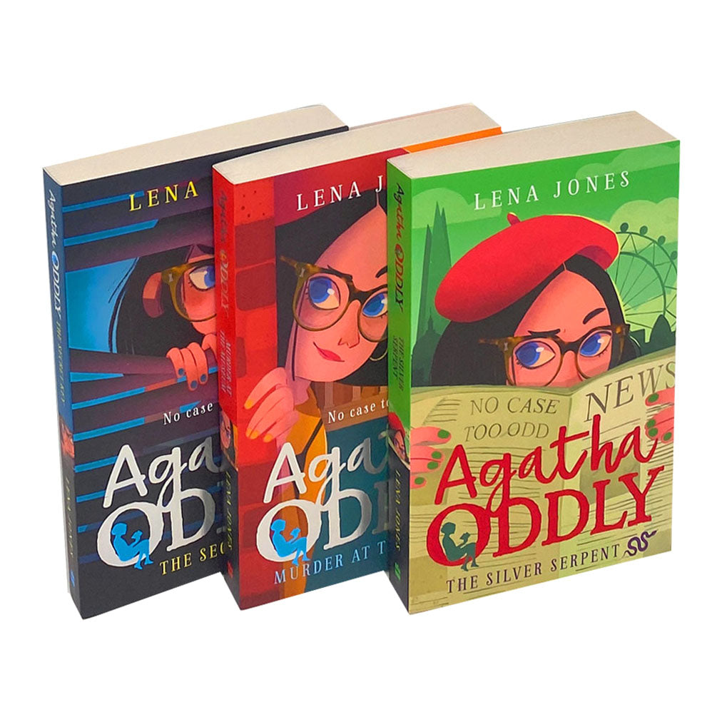 Agatha Oddly Series 3-Book Collection by Lena Jones – Mystery & Adventure for Young Readers | The Secret Key, Murder at the Museum, The Silver Serpent