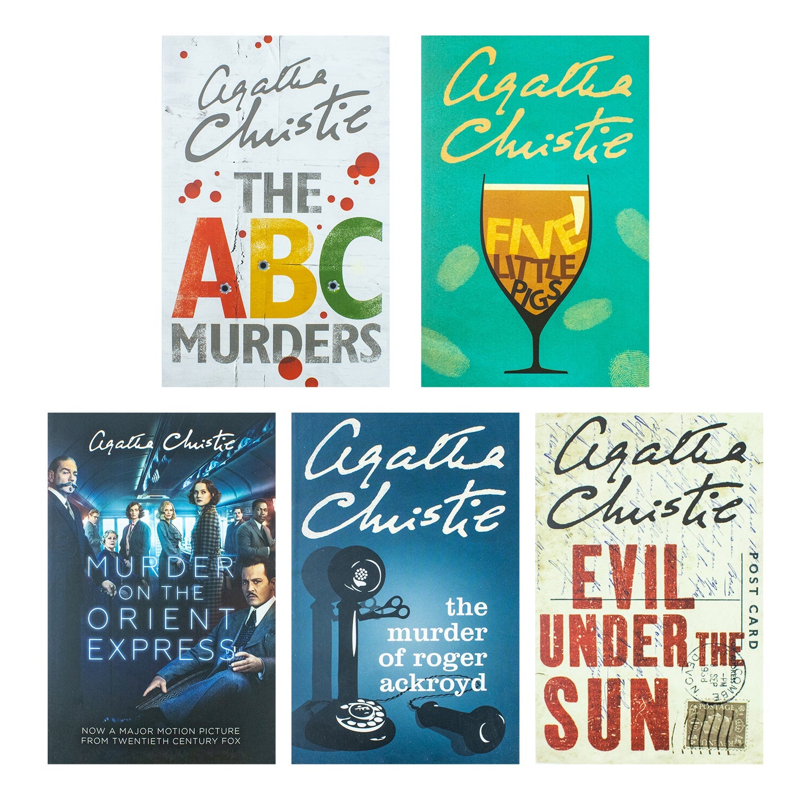 Agatha Christie The Best Of Poirot 5 Books Box Set Collection Pack