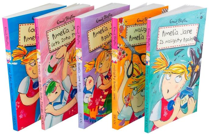 Enid Blyton Amelia Jane Collection 5 Books Box Set Pack Naughty Amelia Jane