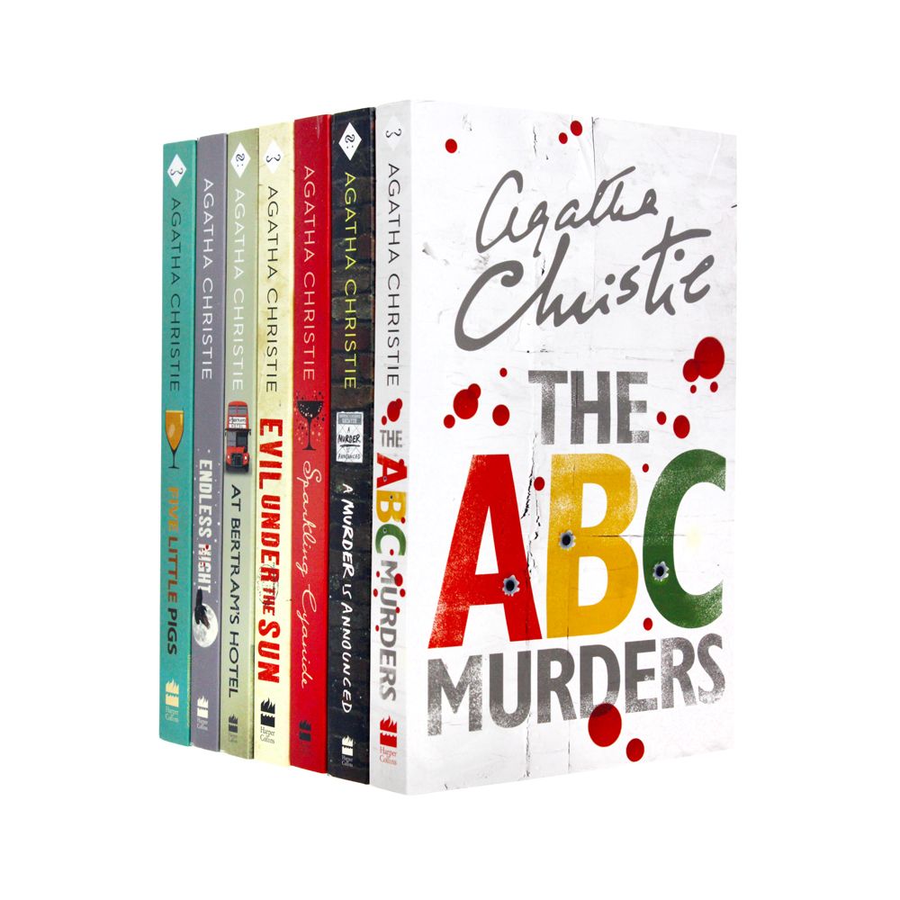 Photo of Agatha Christie Seven Deadly Sins Box Set on a White Background