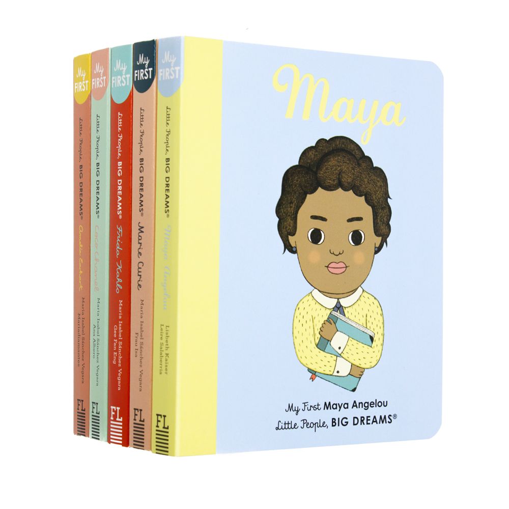 Little People, Big Dreams, 5 Books Set Collection: Coco, Frida, Maya, Amelia - Inspiring Biographies for Young Readers & Education