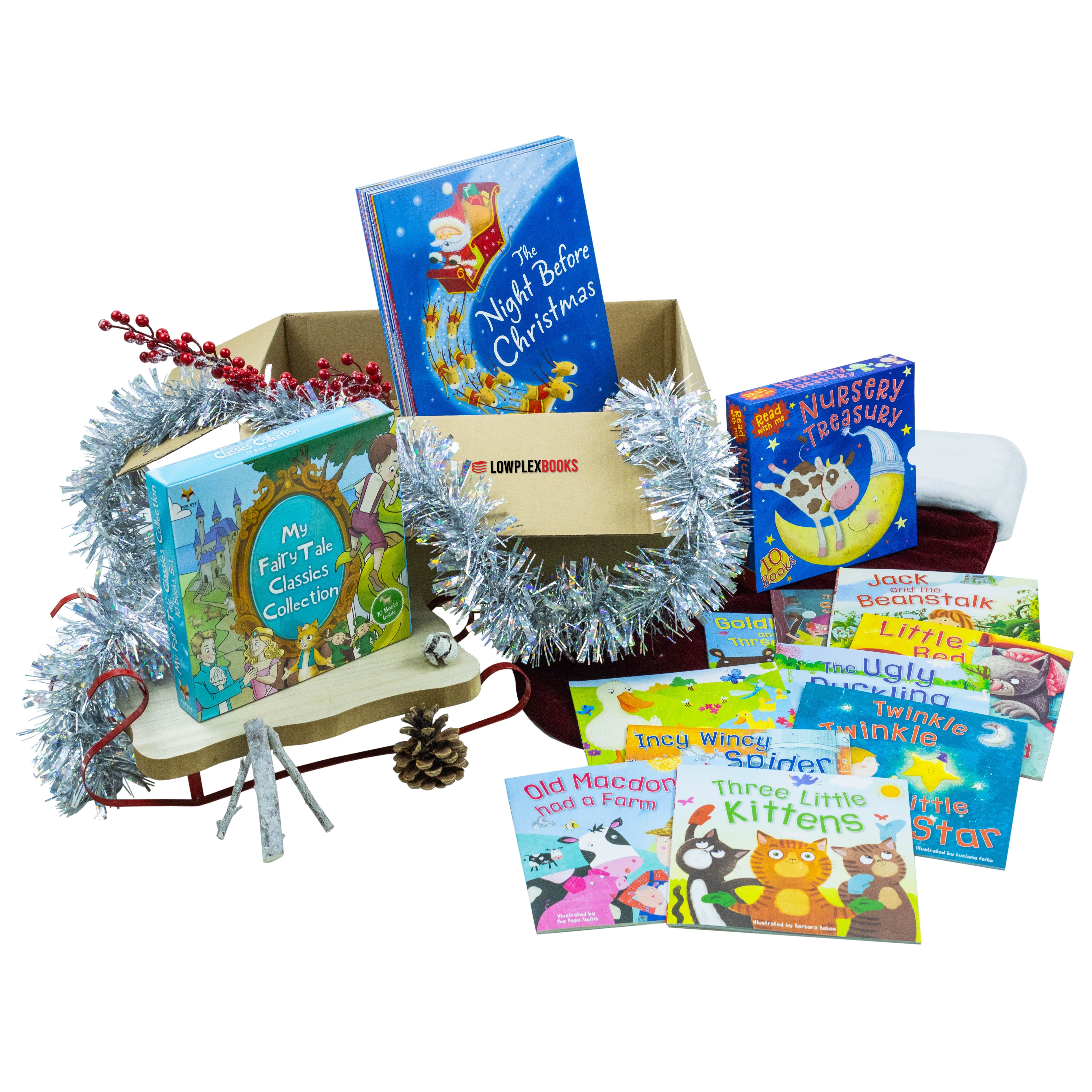 Ultimate Christmas Holiday Storytime Collection, 30 Festive Children's Books Featuring Christmas Tales, Fairy Tales, and Nursery Favorites for Magical Reading Time