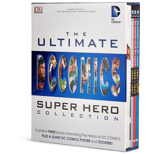 DK The Ultimate DC Comics Super Hero 3 Books Set Collection