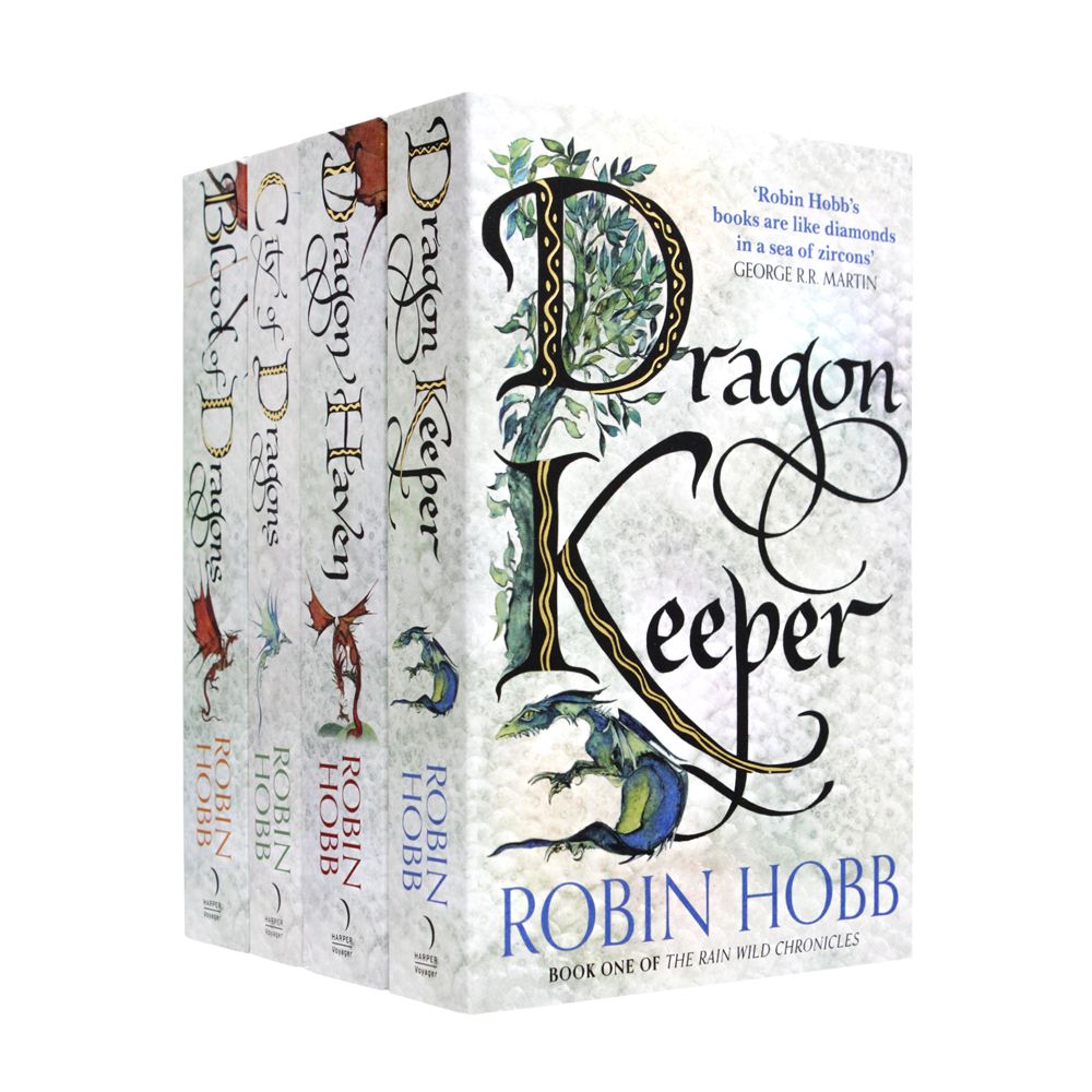 Robin Hobb Trilogy 4 Books Set The Rain Wild Chronicles Collection