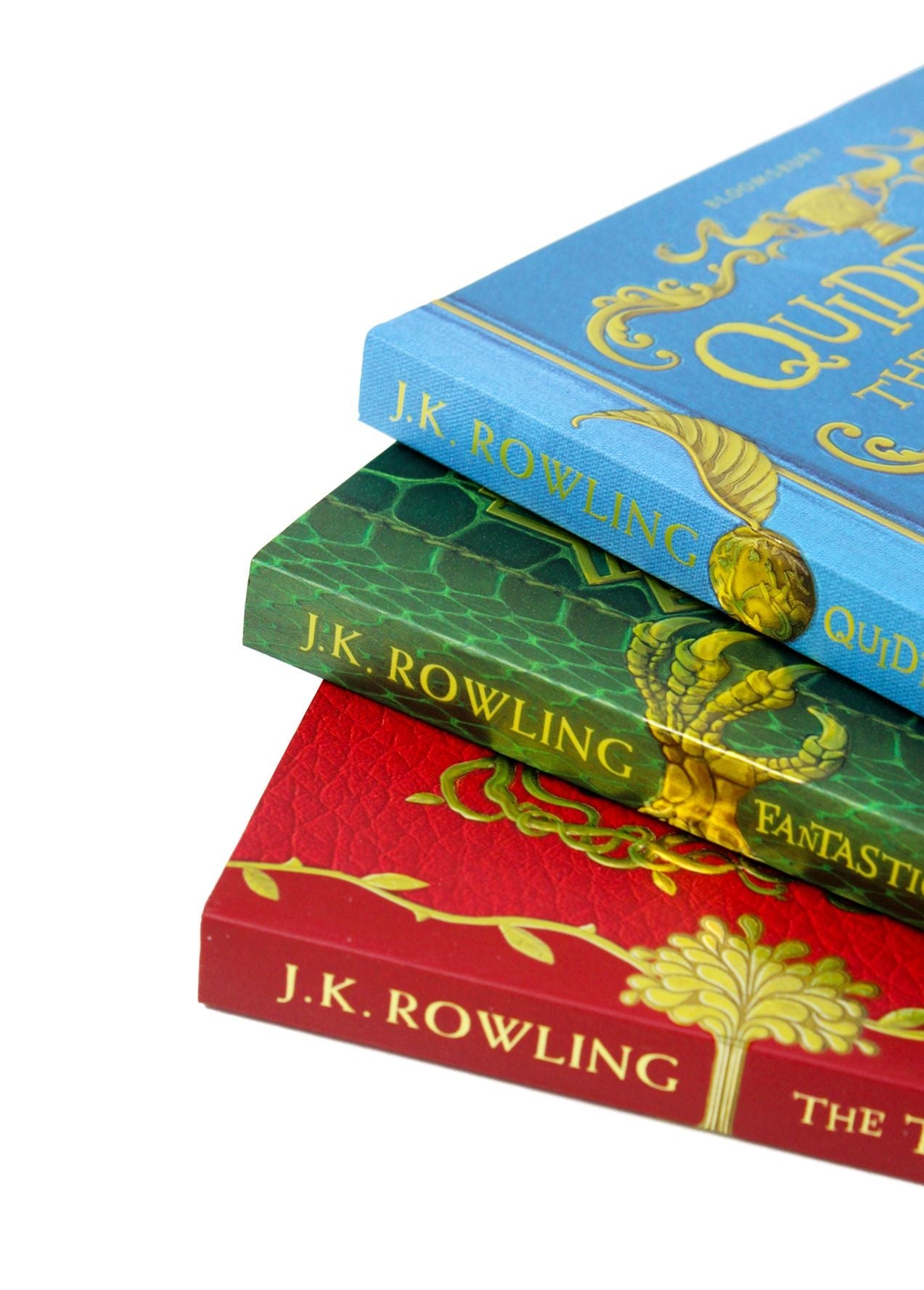 J.K Rowling The Hogwarts Library 3 Books Box Set Collection Fantastic Beasts