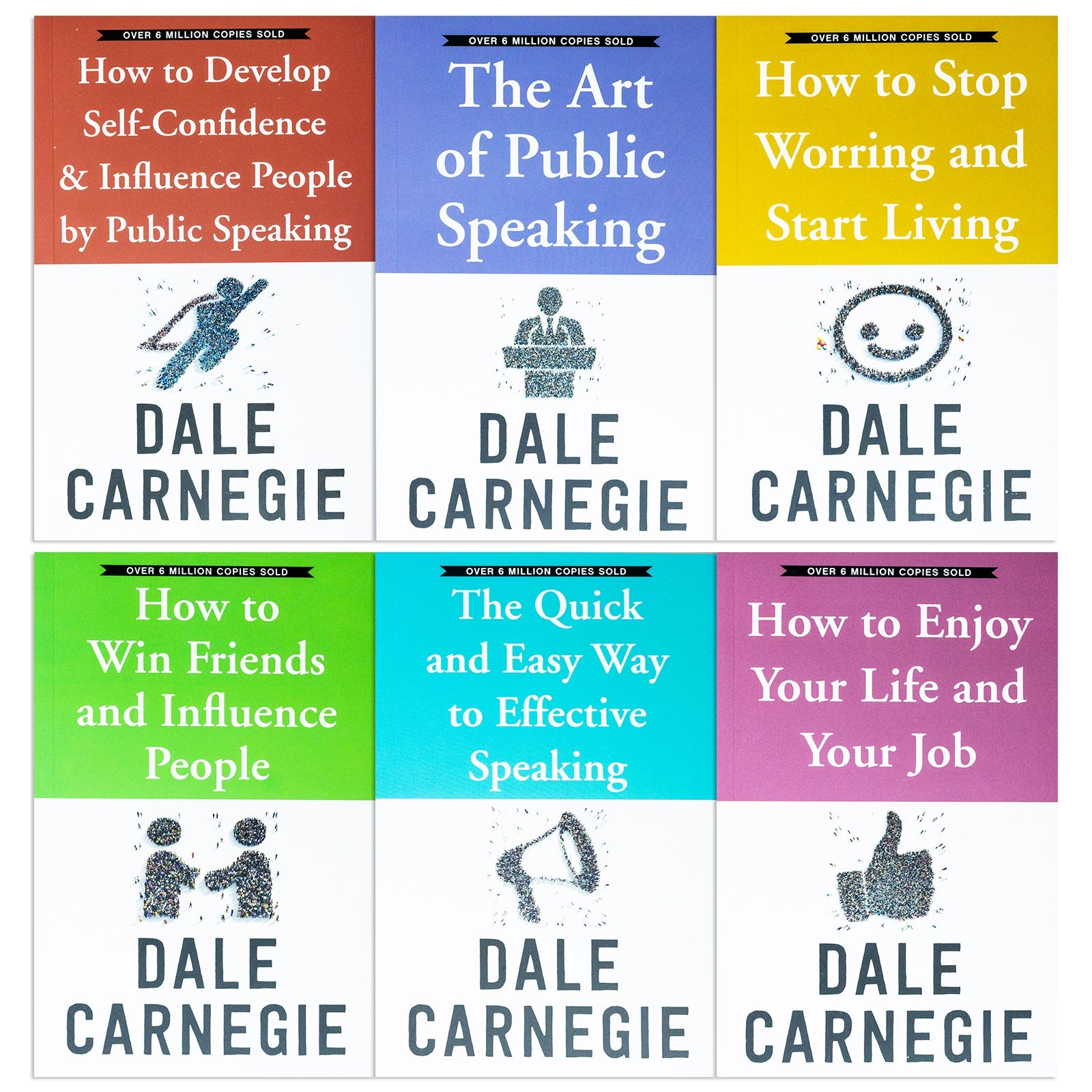 Dale Carnegie Personal Development 6-Book Collection: Master Public Speaking, Confidence, Leadership, Success, Communication, Habits, and Motivation