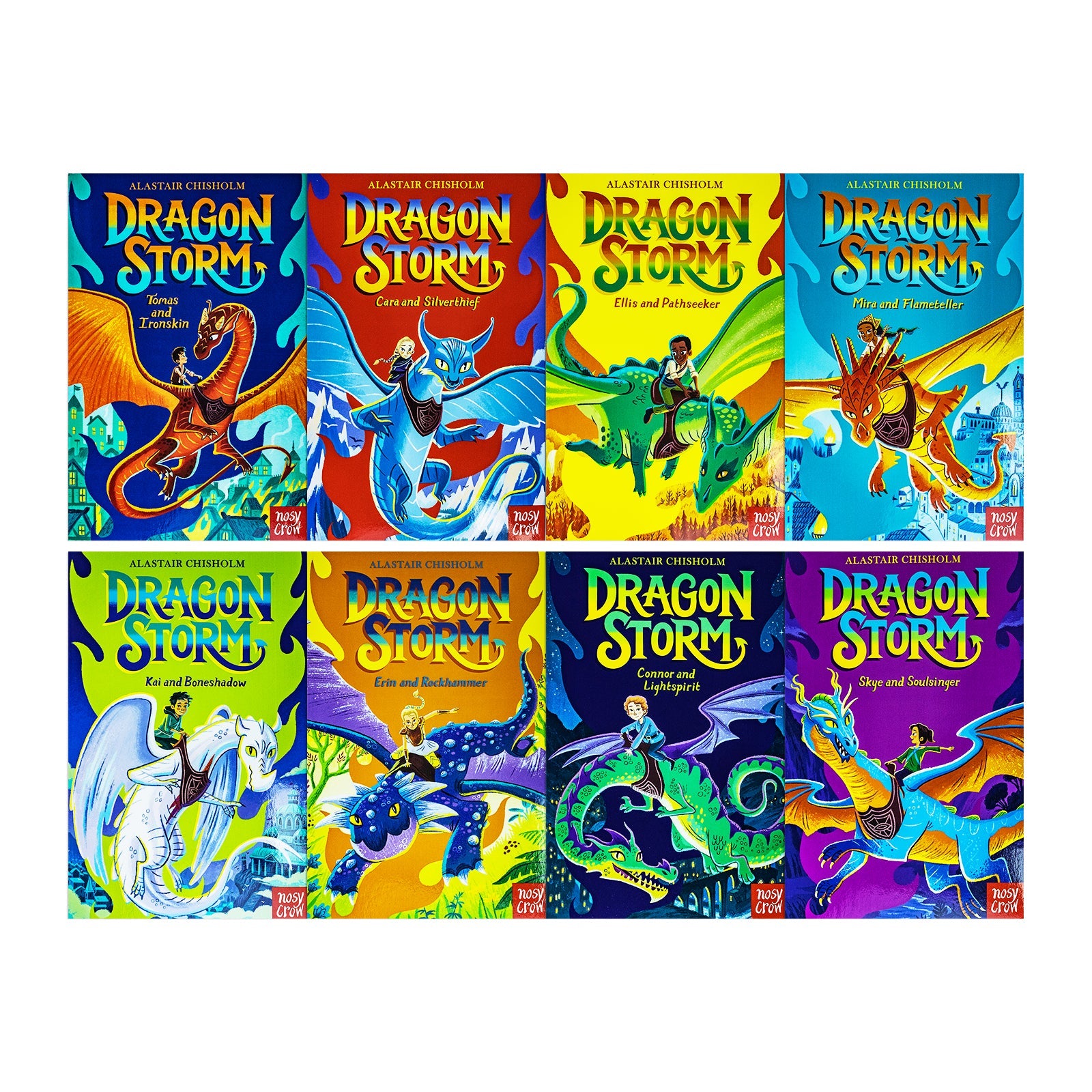 Dragon Storm Series Collection 8 Books Set By Alastair Chisholm