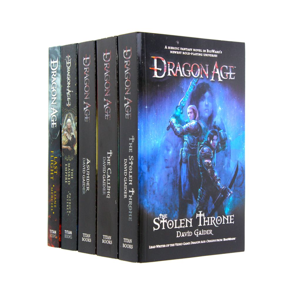 Dragon Age Series David Gaider Collection 5 Books Set Inc Asunder, Stolen Throne