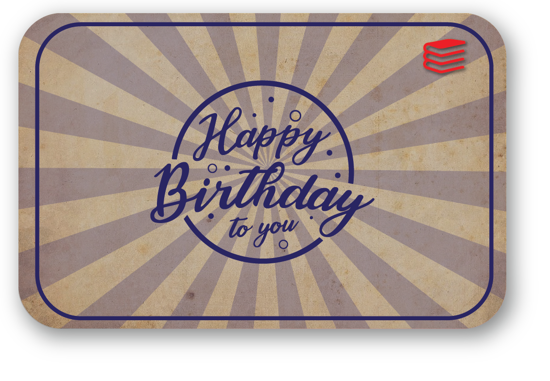 Happy Birthday - Blue (e-Gift Card)