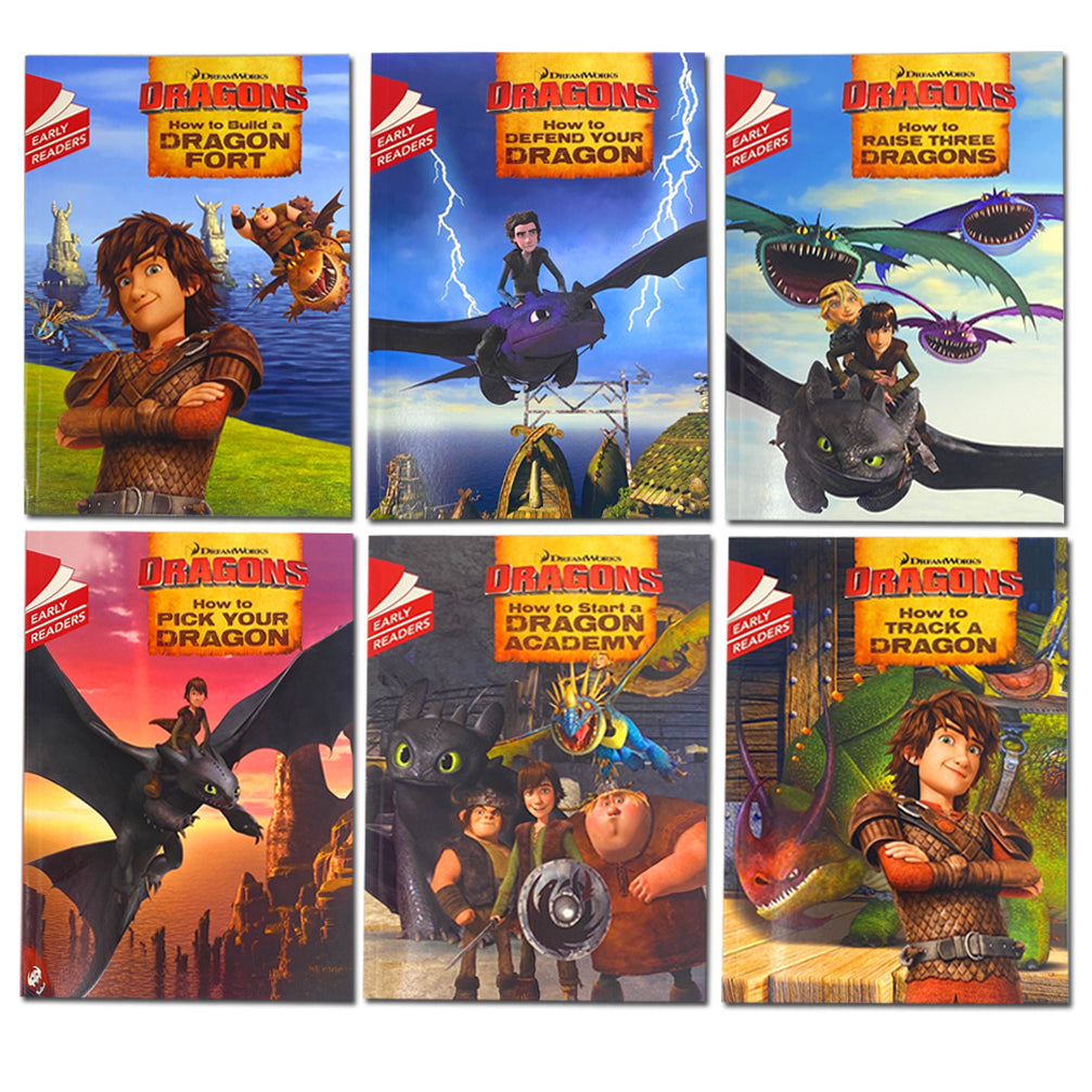 How to Train your Dragon DreamWorks Readers Series 6 Books Collection Set