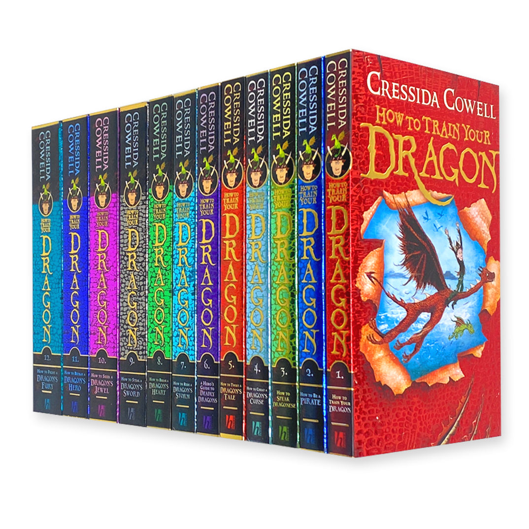 How to Train Your Dragon 12 Books Collection Set By Cressida Cowell