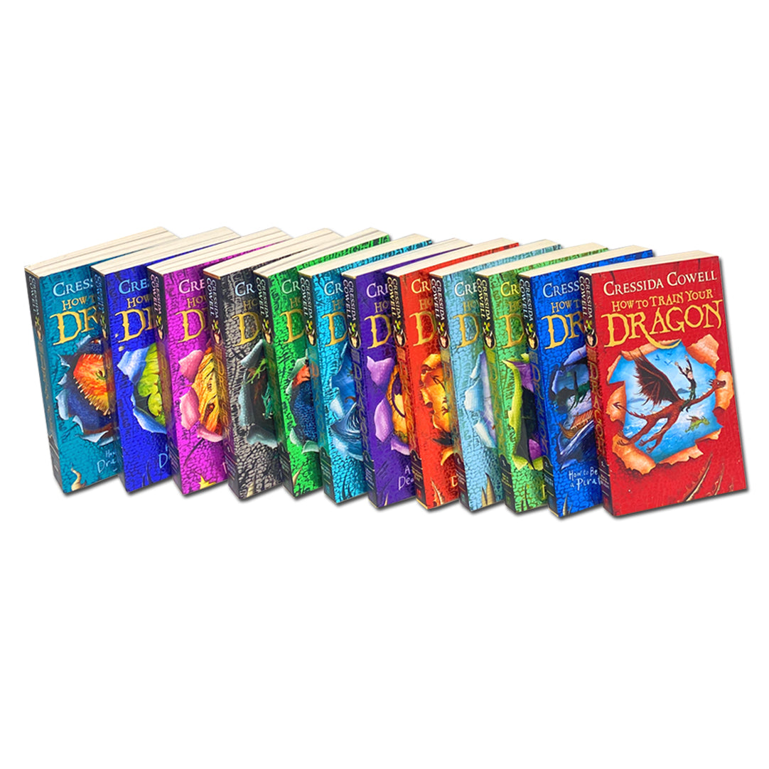 How to Train Your Dragon 12 Books Collection Set By Cressida Cowell