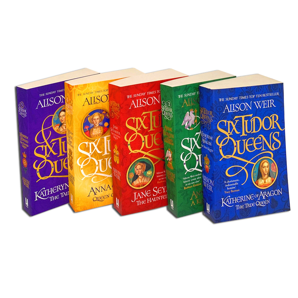 Alison Weir Six Tudor Queens Collection 5 Books Set collection