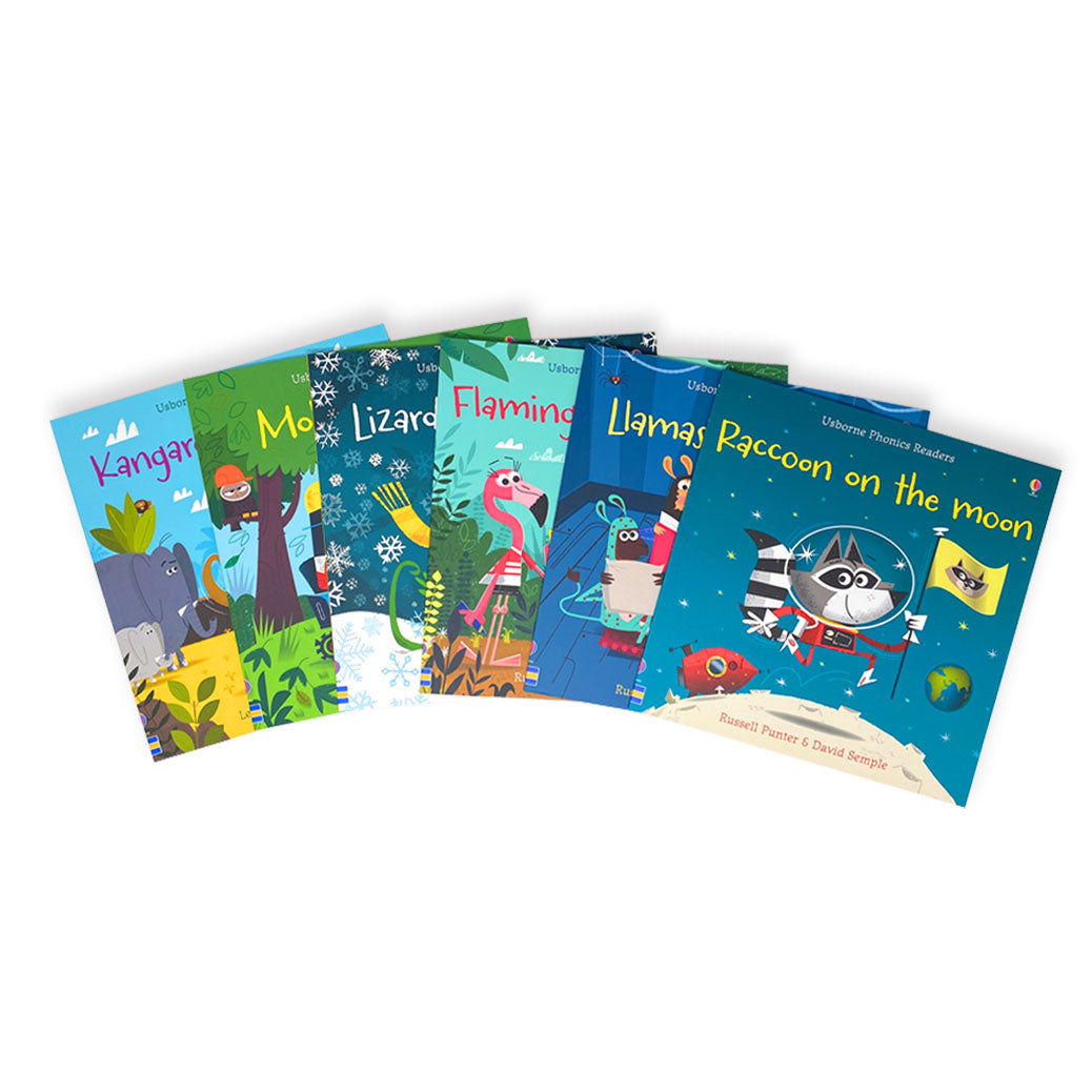 Usborne My First Phonics Reading Library 20 Books Collection Box Set With Free Audio Online