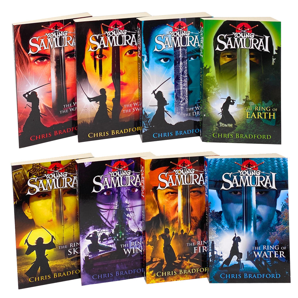 Young Samurai Series Collection Pack 8 Books Set By Chris Bradford