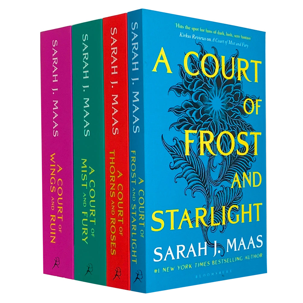 Photo of A Court of Thorns and Roses Series by Sarah J. Maas on a White Background