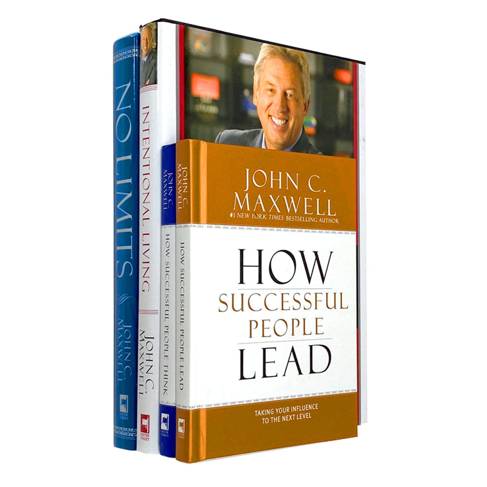 John C Maxwell 4 Books Set Collection, How Successful people think...