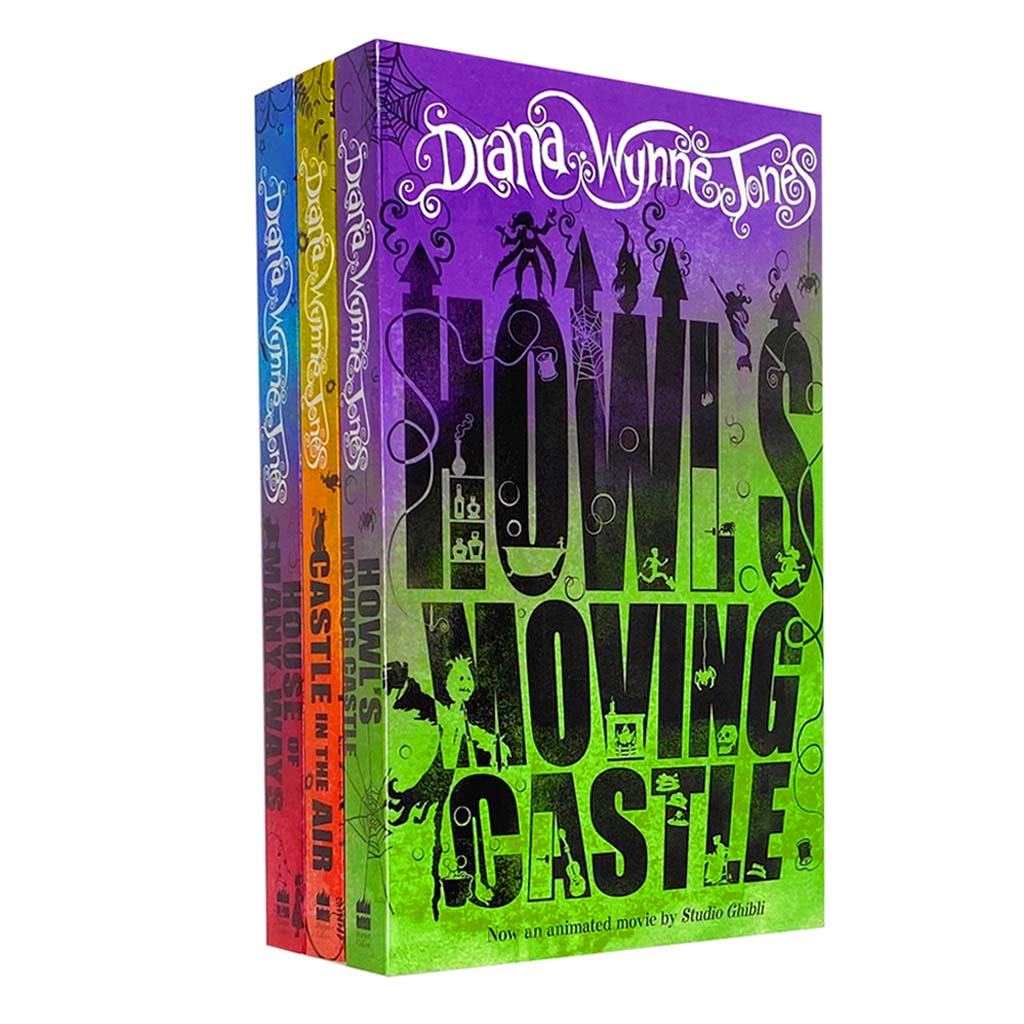 Land of Ingary Trilogy: Howl's Moving Castle 3-Book Collection by Diana Wynne Jones! Magical Adventure,Witches, Royals & Talking Fire for Young Adults