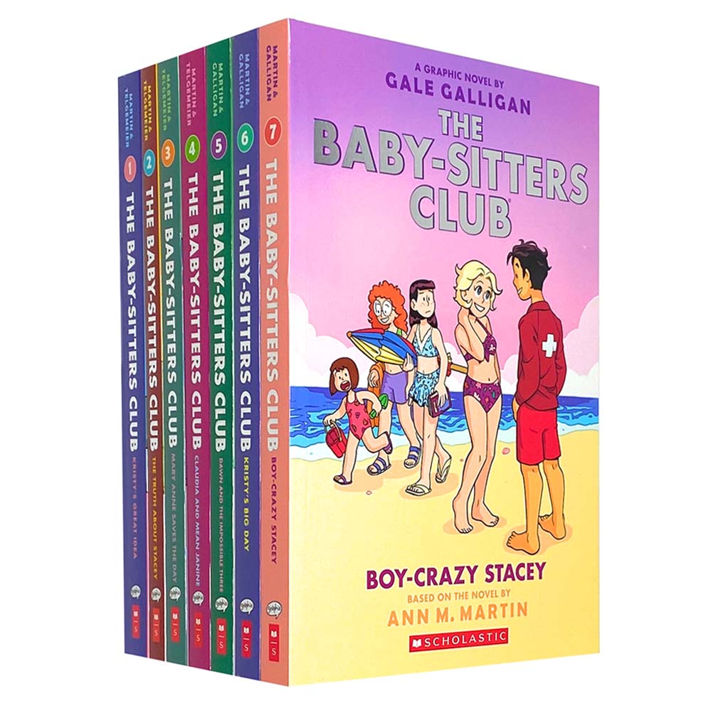 The Baby-Sitters Club Graphic Novels 7 Books Set Collection by Ann M. Martin