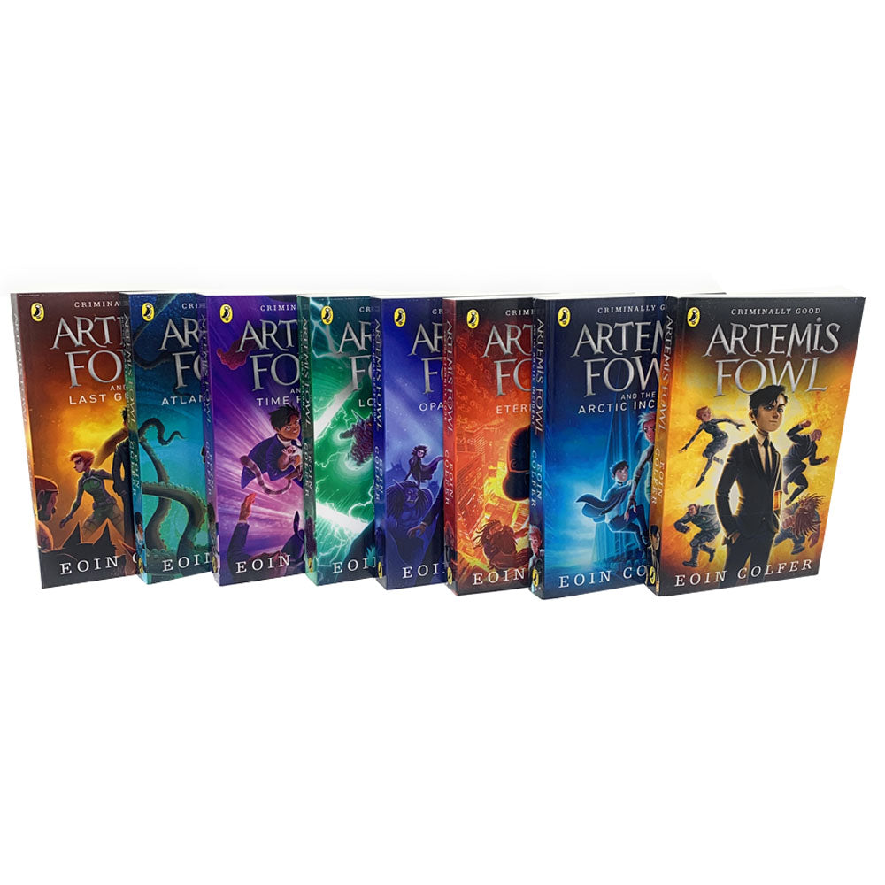 Artemis Fowl Collection Eoin Colfer 8 Books Set Last Guardian, Opal Deception