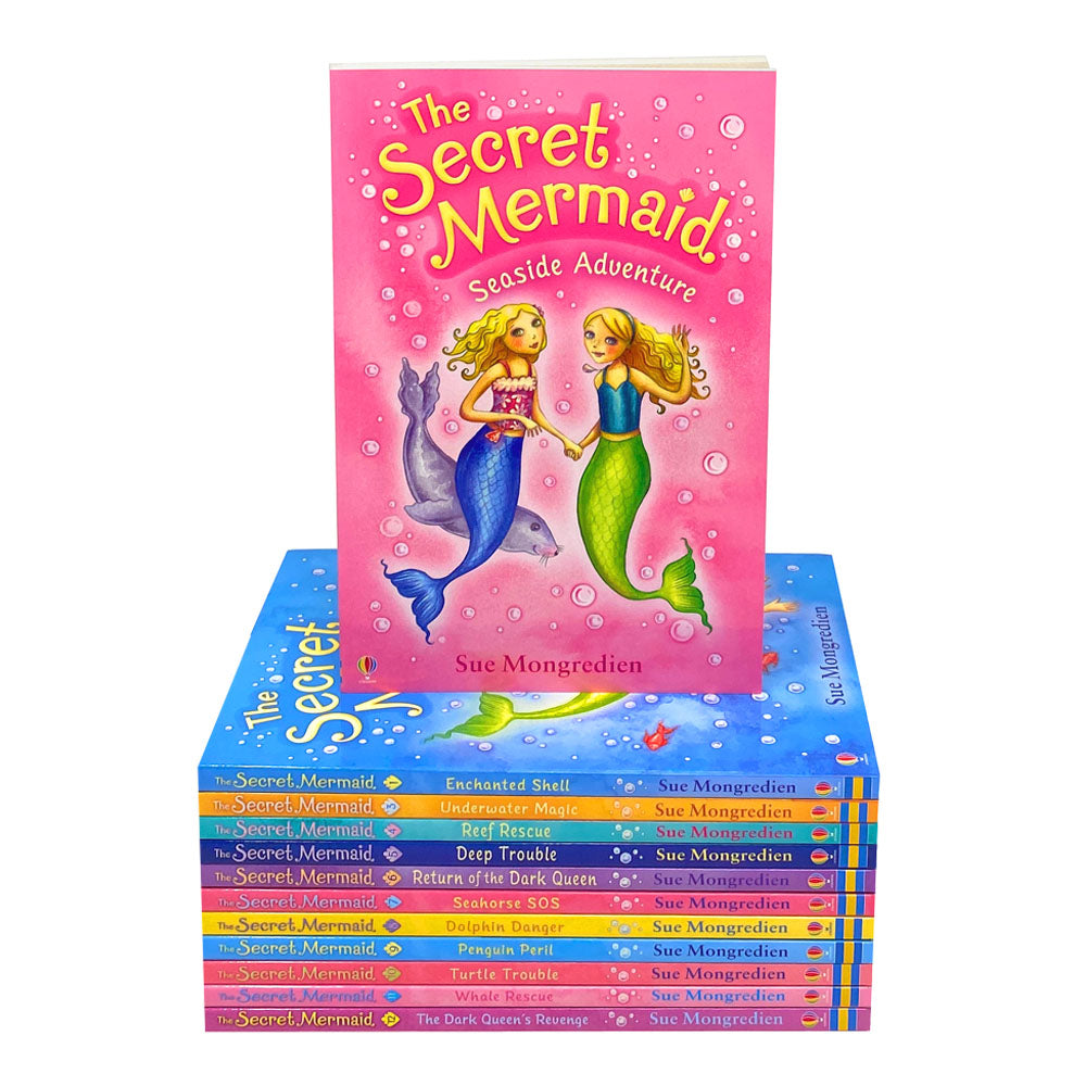 The Secret Mermaid Collection Sue Mongredien 12 Books Set - Seaside Adventure