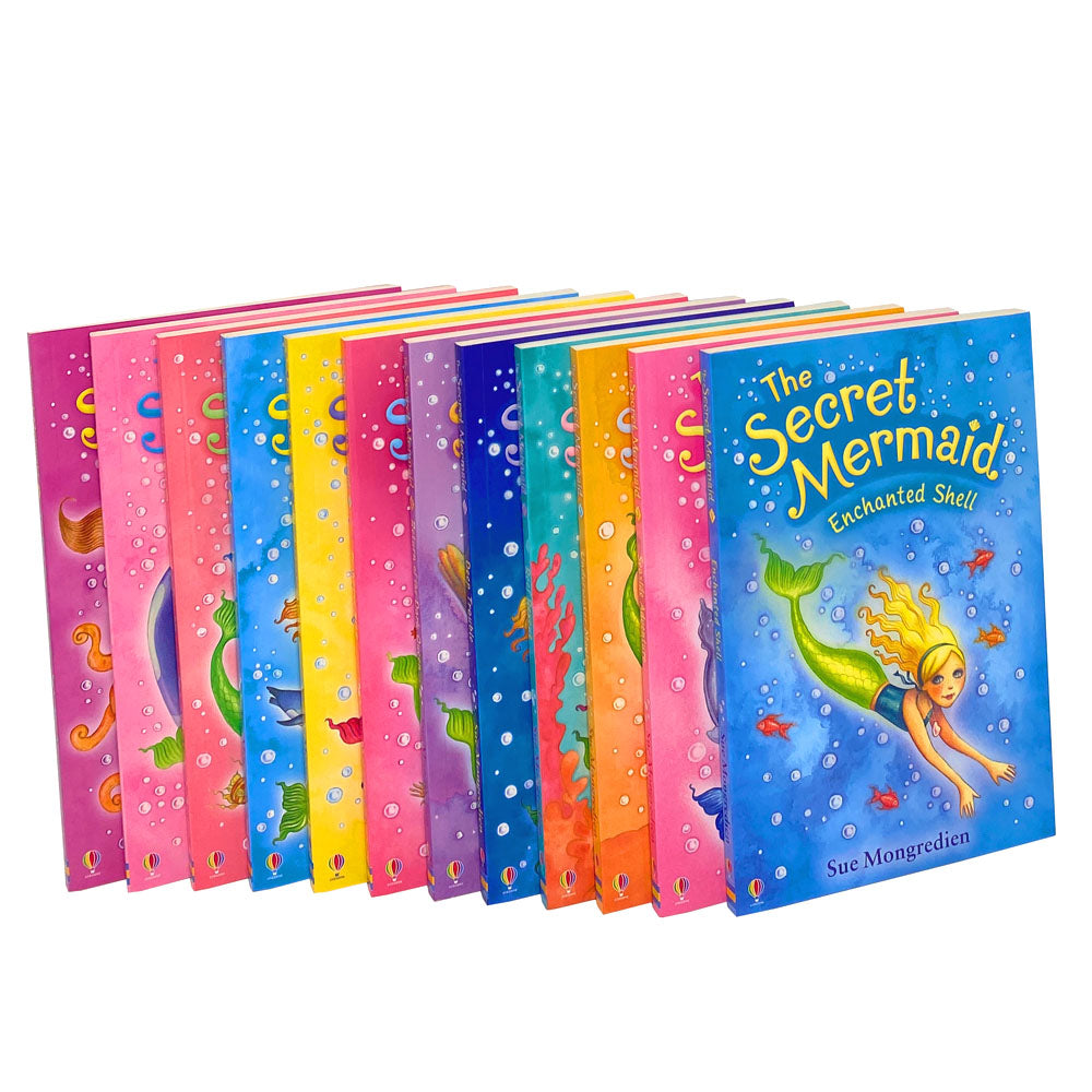 The Secret Mermaid Collection Sue Mongredien 12 Books Set - Seaside Adventure