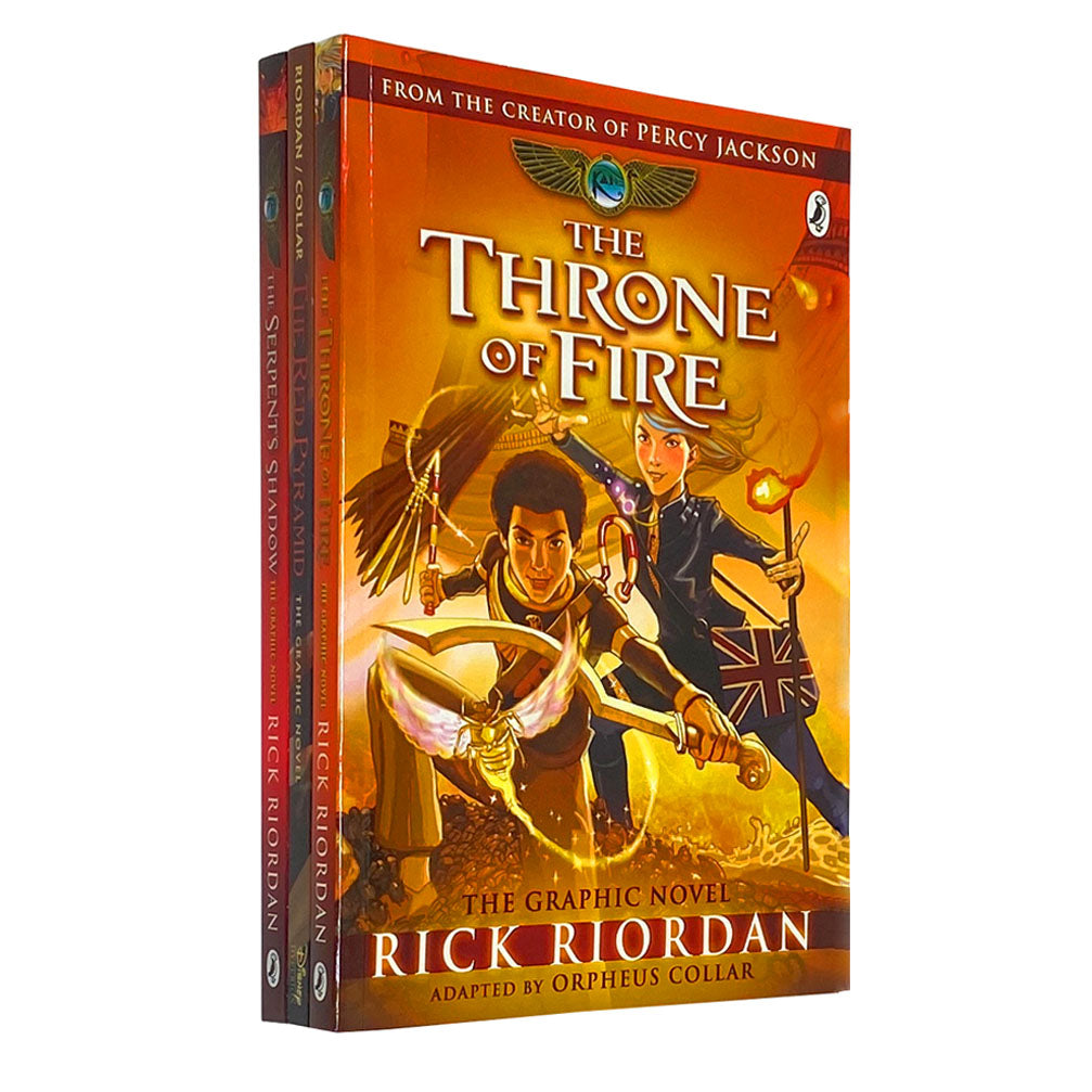 Rick Riordan The Graphic Novel 3 Books Set Collection Kane Chronicles