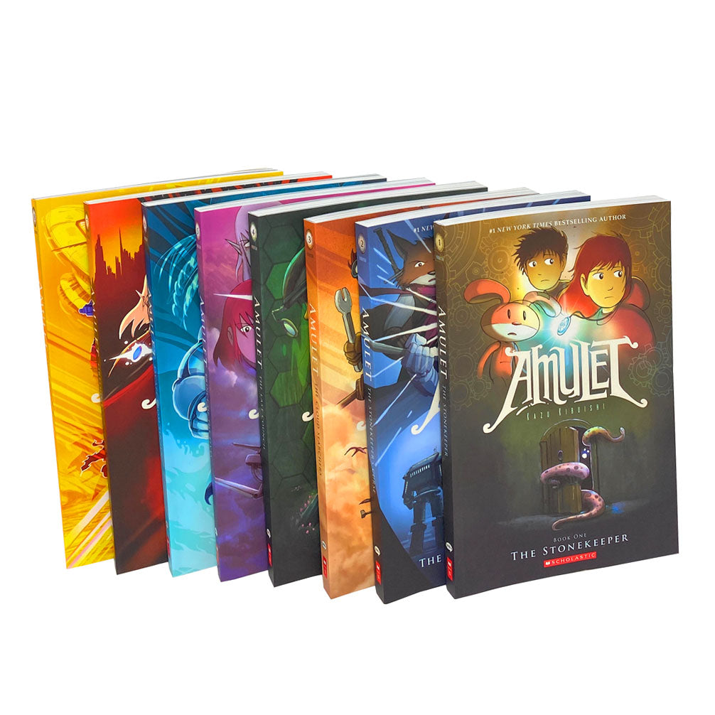 Amulet 8 Books Collection Pack By Kazu Kibuishi