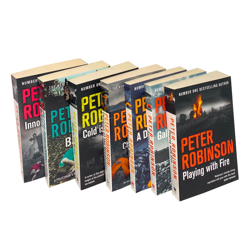 Peter Robinson 7 Books Set, Bad Boy, Playing With Fire...