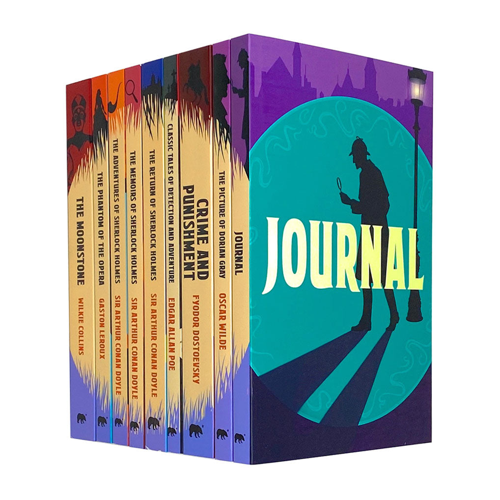 The Great Mystery Collection 8 Books Box Set with a Journal