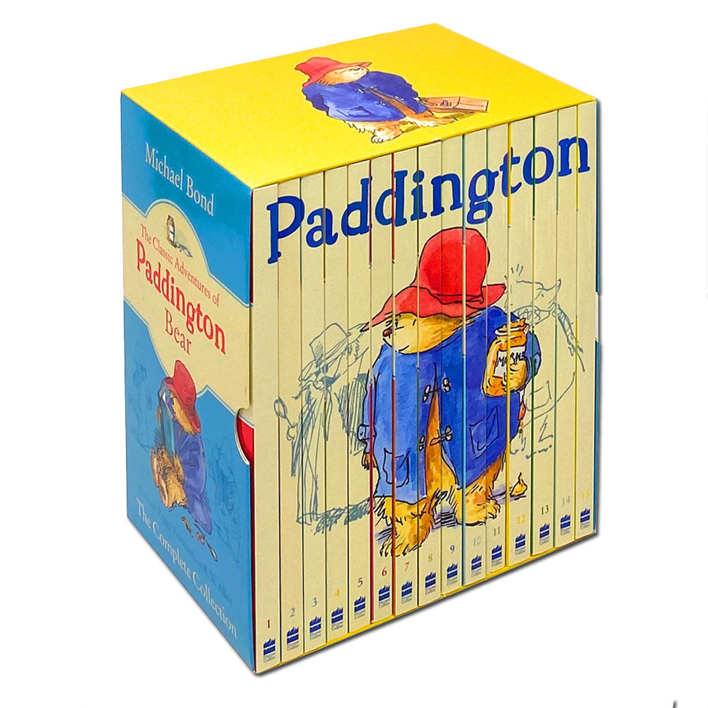 The Classic Adventures of Paddington Bear 15 Books Box Set by Michael Bond – Beloved Tales, Adventure, Family Stories & Illustrated for Young Readers