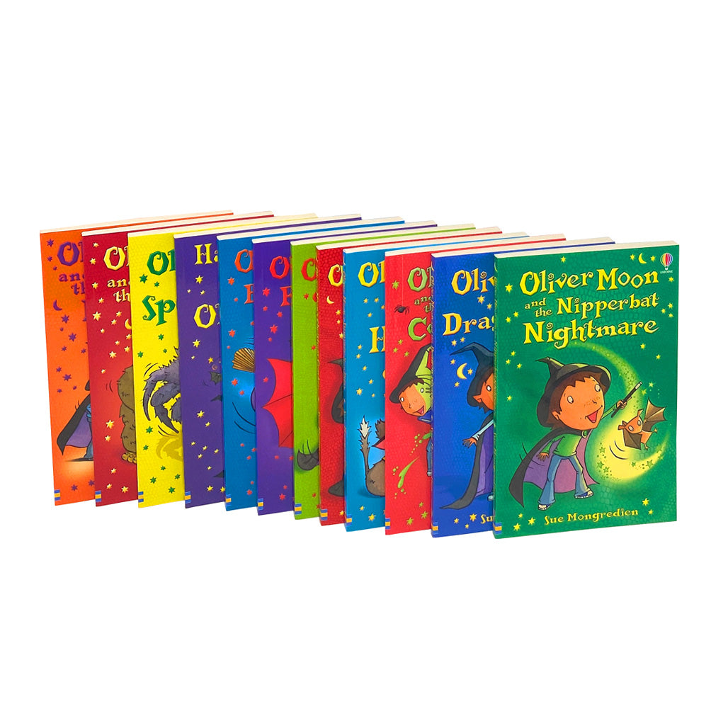 Oliver Moon Junior Wizard Series Collection 12 Books Set by Sue Mongredien