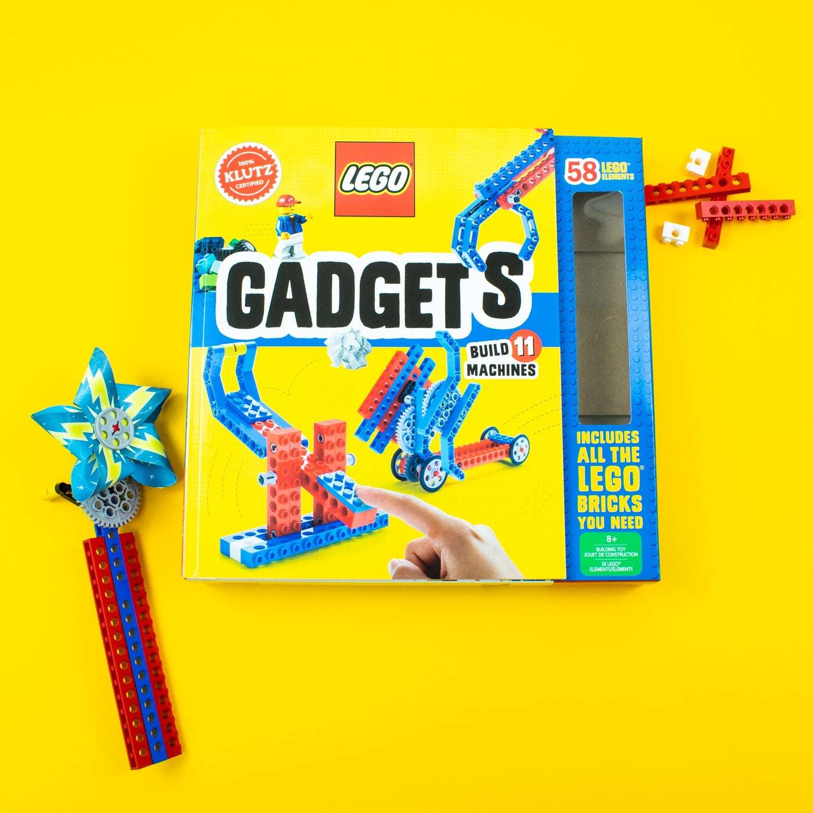 Lego Gadgets: Includes 58 Lego Elements and All the Bricks You Need – A Fun and Educational Activity Book for Creative Play, STEM, and DIY Building