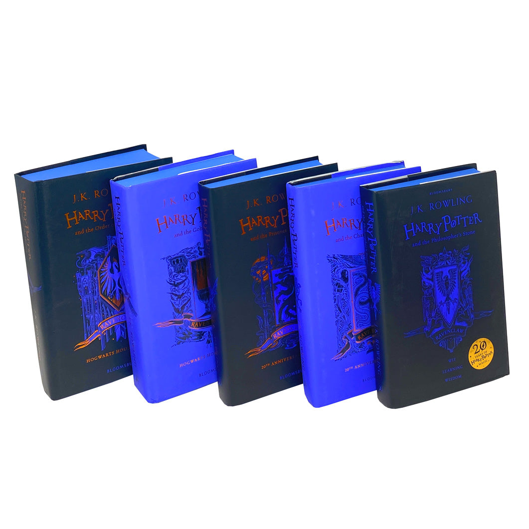 Harry Potter 5 Books Set Collection Ravenclaw Edition By J.K Rowling