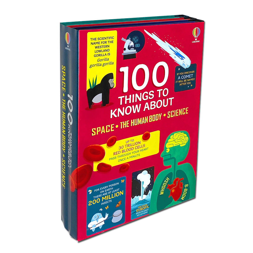 100 Things to Know About Space, Science, and the Human Body: 3-Book Collection by Alex Frith, Jerome Martin & Alice James