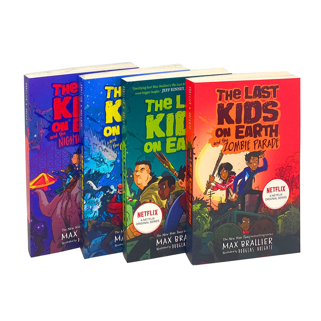 The Last Kids on Earth Collection 4 Books Set By Max Brallier Netflix Original