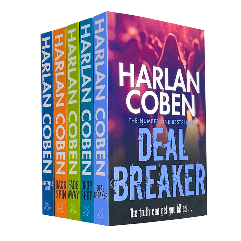 Myron Bolitar Series Collection: 5 Books Bundle Set by Harlan Coben | Bestselling Mystery & Thriller Novels Packed with Suspense, Crime, and Twists