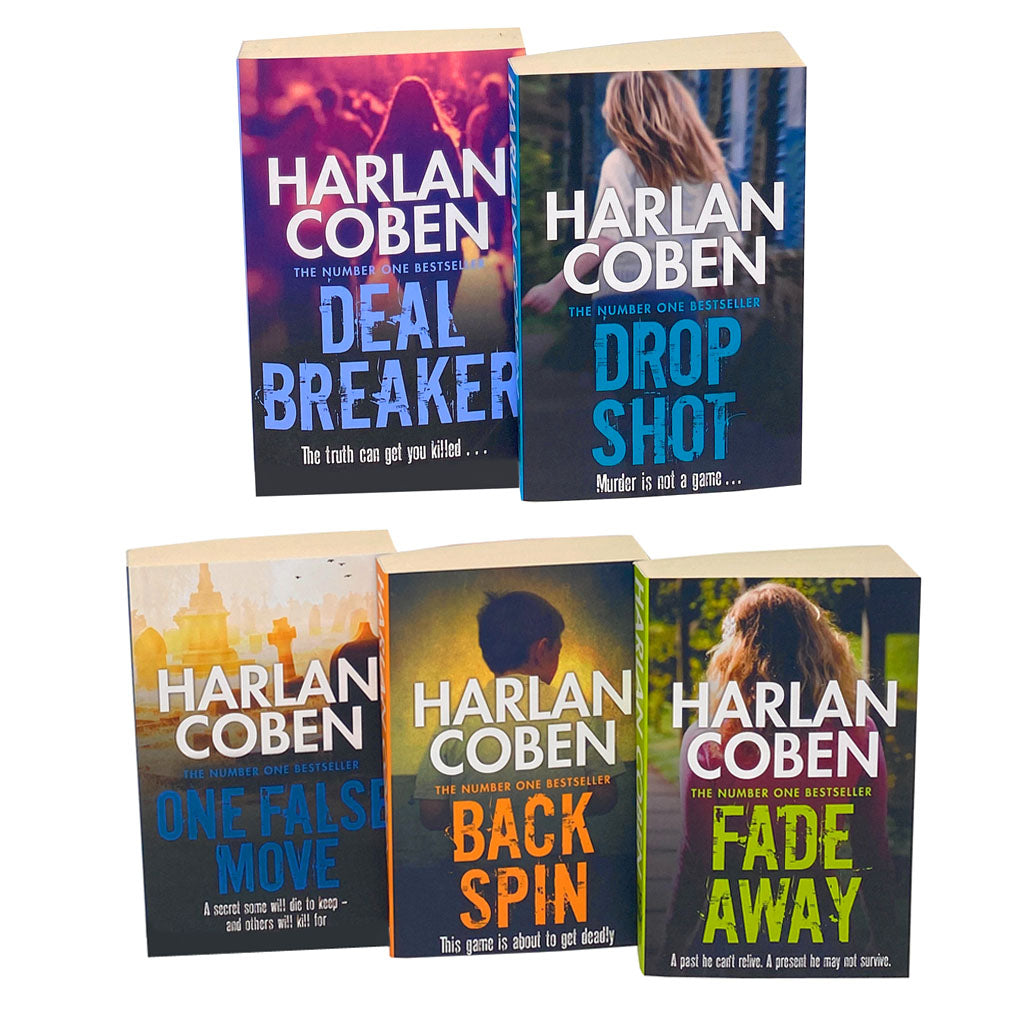 Myron Bolitar Series Collection: 5 Books Bundle Set by Harlan Coben | Bestselling Mystery & Thriller Novels Packed with Suspense, Crime, and Twists