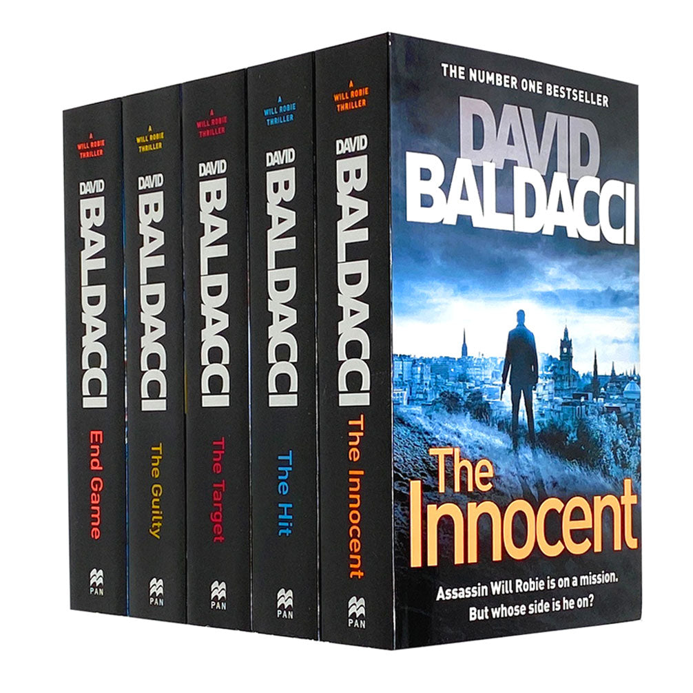 Will Robie Series Complete 5 Books Collection Set by David Baldacci | Thriller, Suspense, Crime Fiction, Bestselling Novels, Mystery, Action-Packed