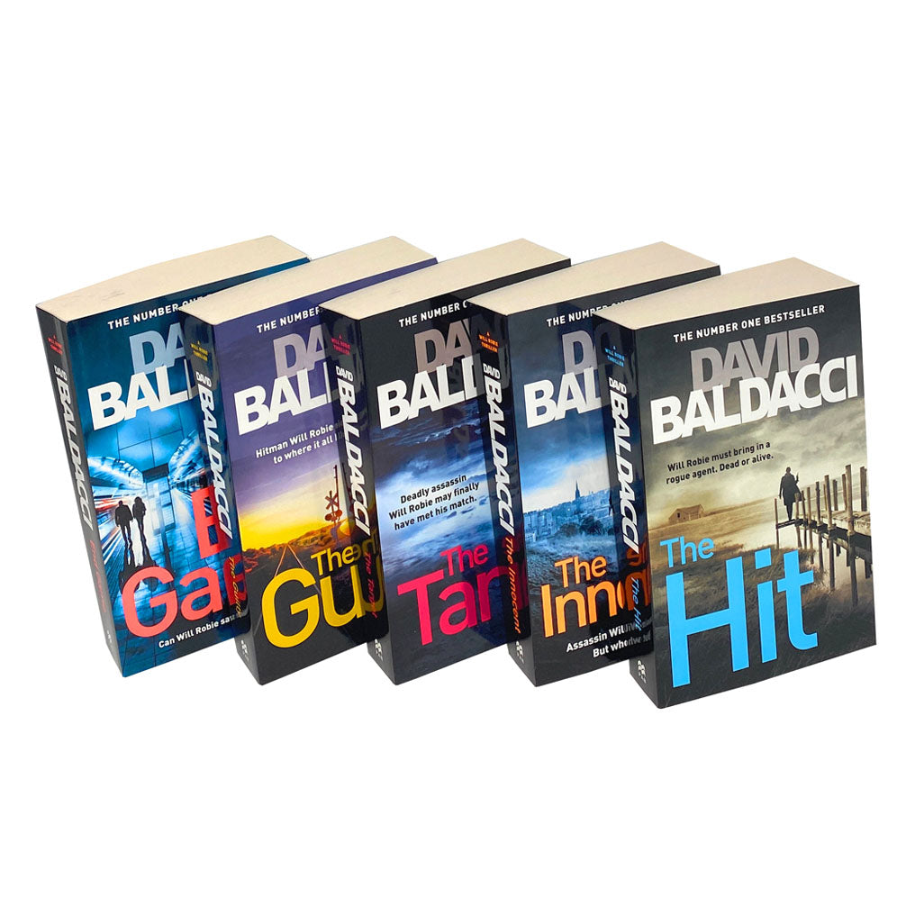 Will Robie Series Complete 5 Books Collection Set by David Baldacci | Thriller, Suspense, Crime Fiction, Bestselling Novels, Mystery, Action-Packed