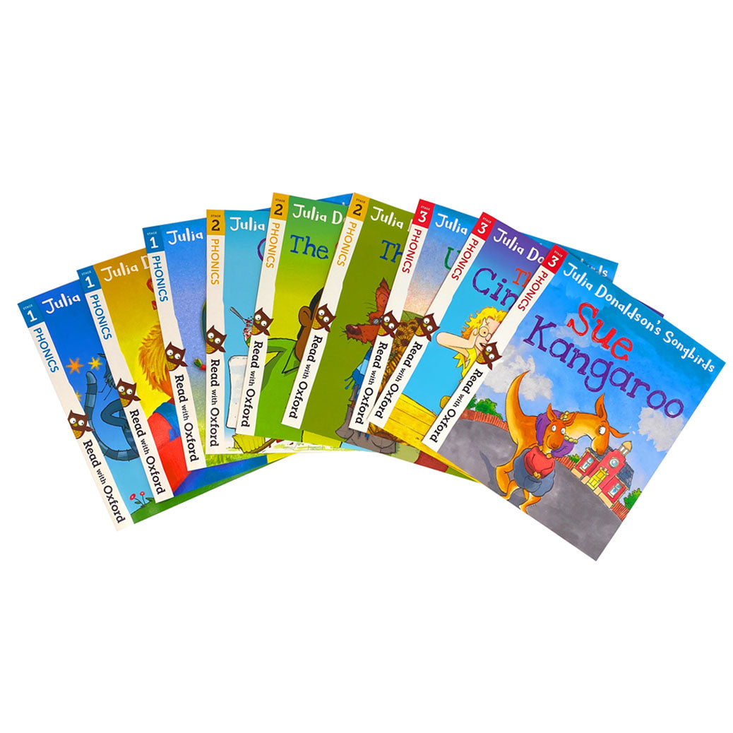 Julia Donaldson's Songbirds Phonics Collection – 36 Books (Stage 1-4)! Engaging Stories to Boost Literacy & Learning, Perfect for children 4-7 years