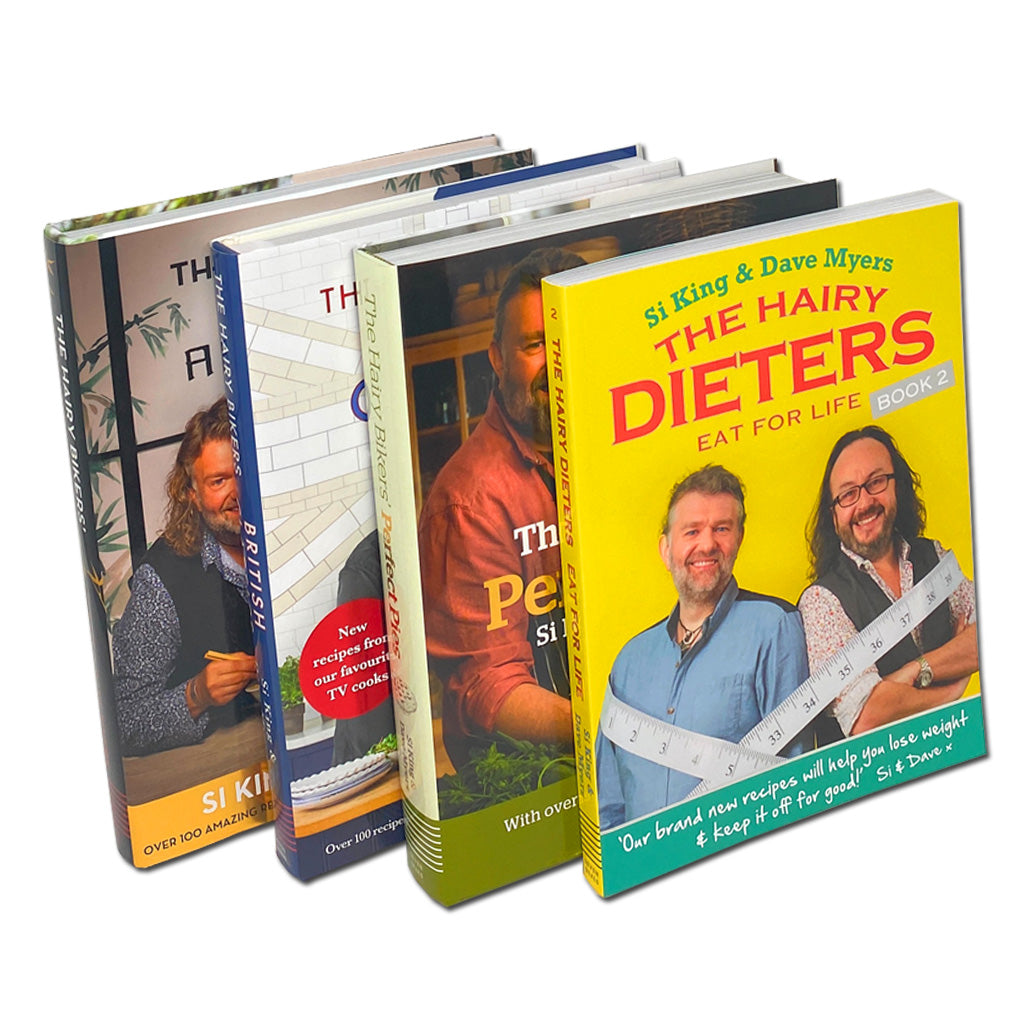 Hairy Bikers 4 Recipe Books Set Collection Including Perfect Pies