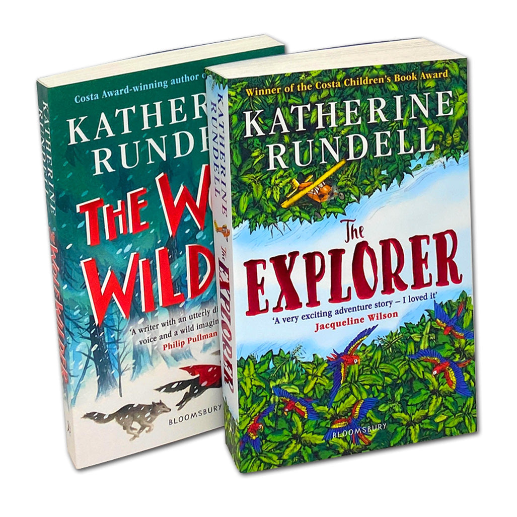 Katherine Rundell 2 Books Collection Set The Wolf Wilder, The Explorer