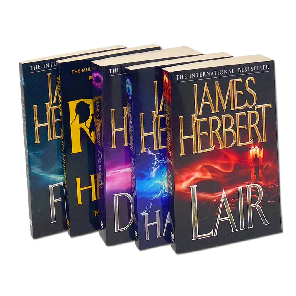 James Herbert 5 Books Set Collection Pack The Rats, Haunted, Domain and others